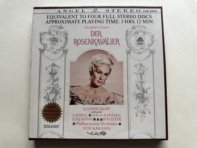Strauss: Der Rosenkavalier (1957) Reel-To-Reel 3 ¾ ips 4-Track Stereo SEALED