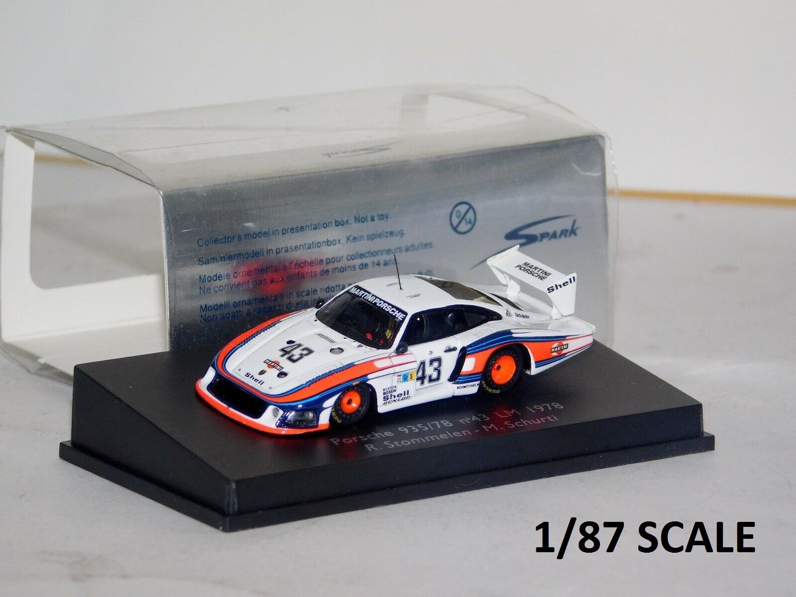 ミニカー Spark Model 1/87 Porsche 935/78 LM 1978 Spark Model 1/87 Porsche 935/78 LM 1978