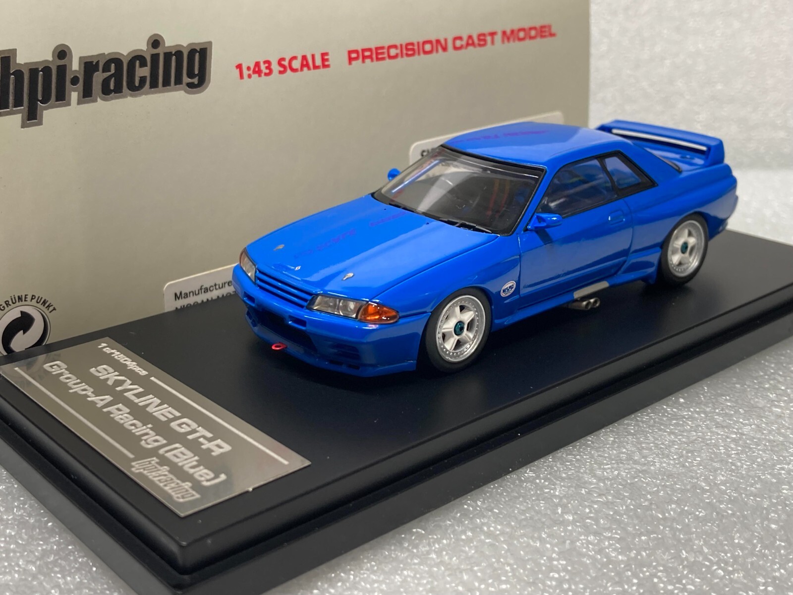 1⁄43 HPI 日産 スカイライン GT-R ブラック ブラックメタル r32 1⁄43