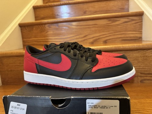 Size 11 - Air Jordan 1 Retro OG Low Bred 888408146816| eBay