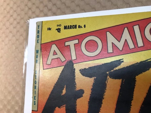 Atomic Attack #6 (1953) 7.0-7.5 OW/W Youthful War High Grade Copy!