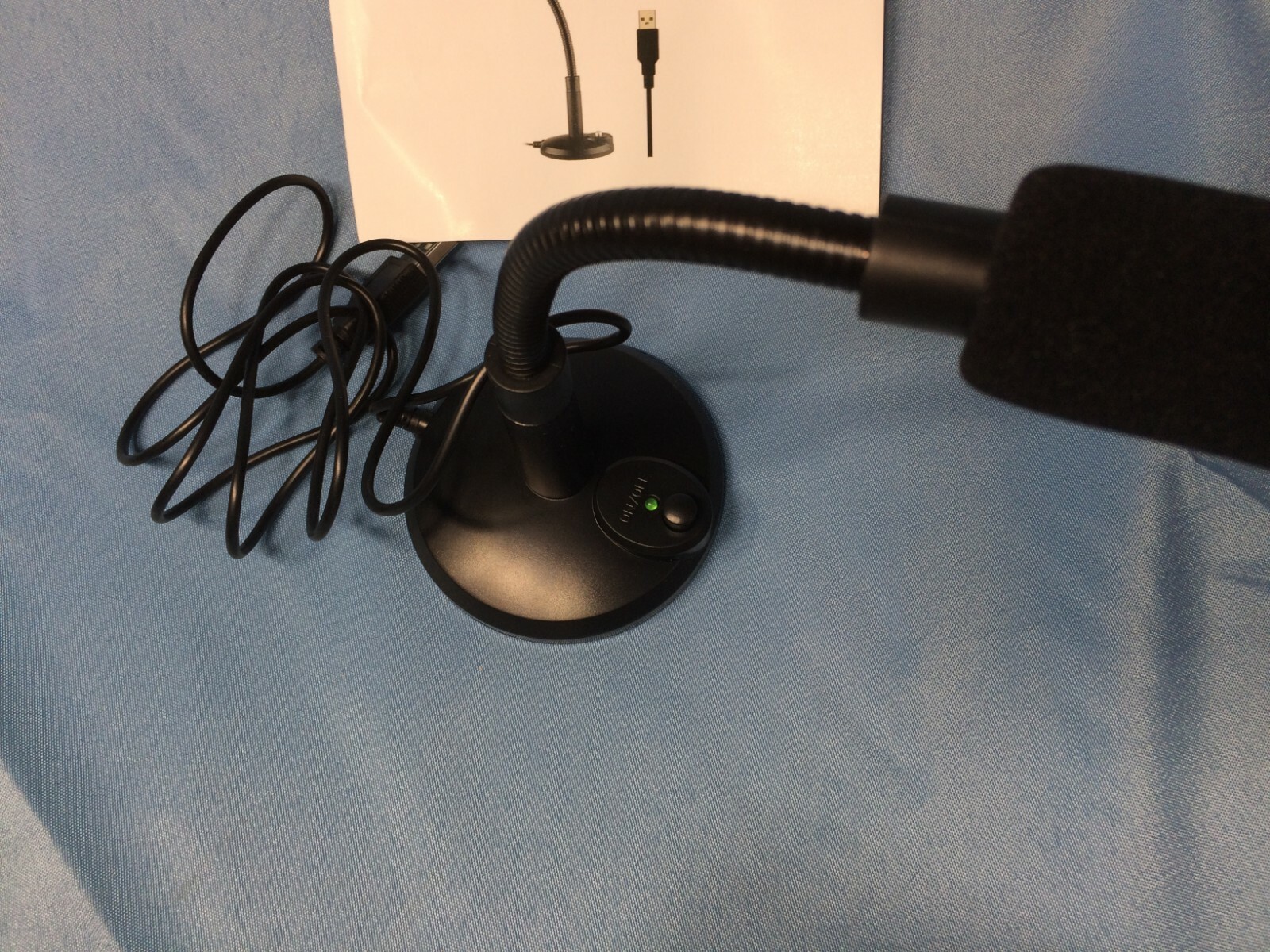 USB Microphone, ZAFFIRO Computer Microphone Plug Play Studio PC-Mic-Free Ship