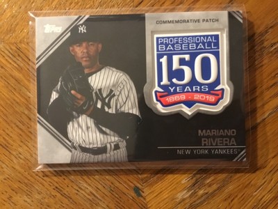 2019 TOPPS COMMEMORATIVE PATCH MARIANO RIVERA NY YANKEES 130 pt. 1 tch   hdr