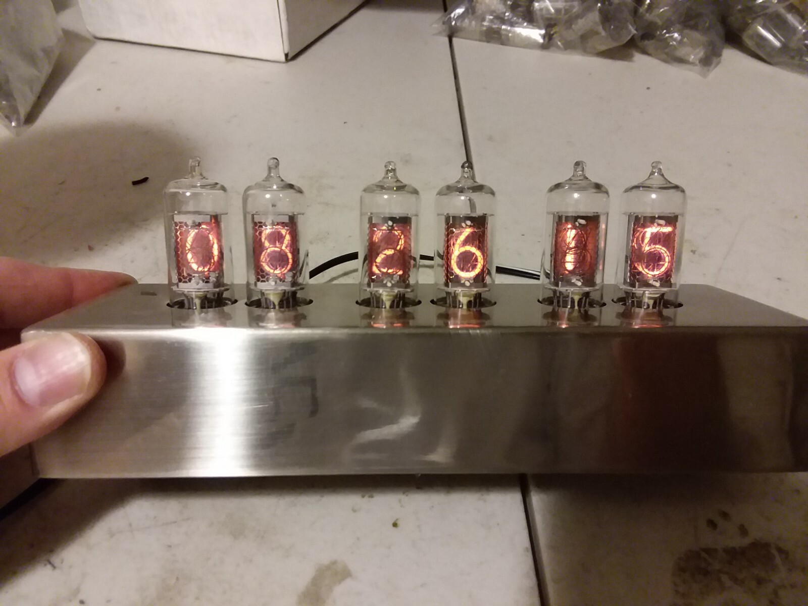 VINTAGE DIGITAL CLOCK NIXIE TUBE KARLSSON WORKS GOOD LOOKS GOODのeBay公認