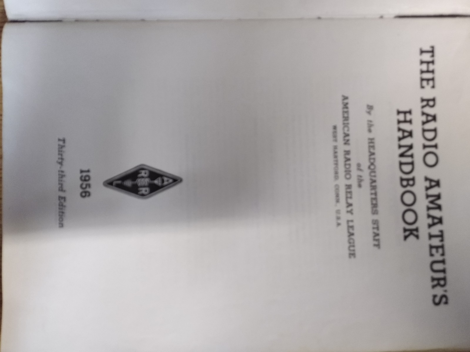 The Radio Amateur's  Handbook 1956