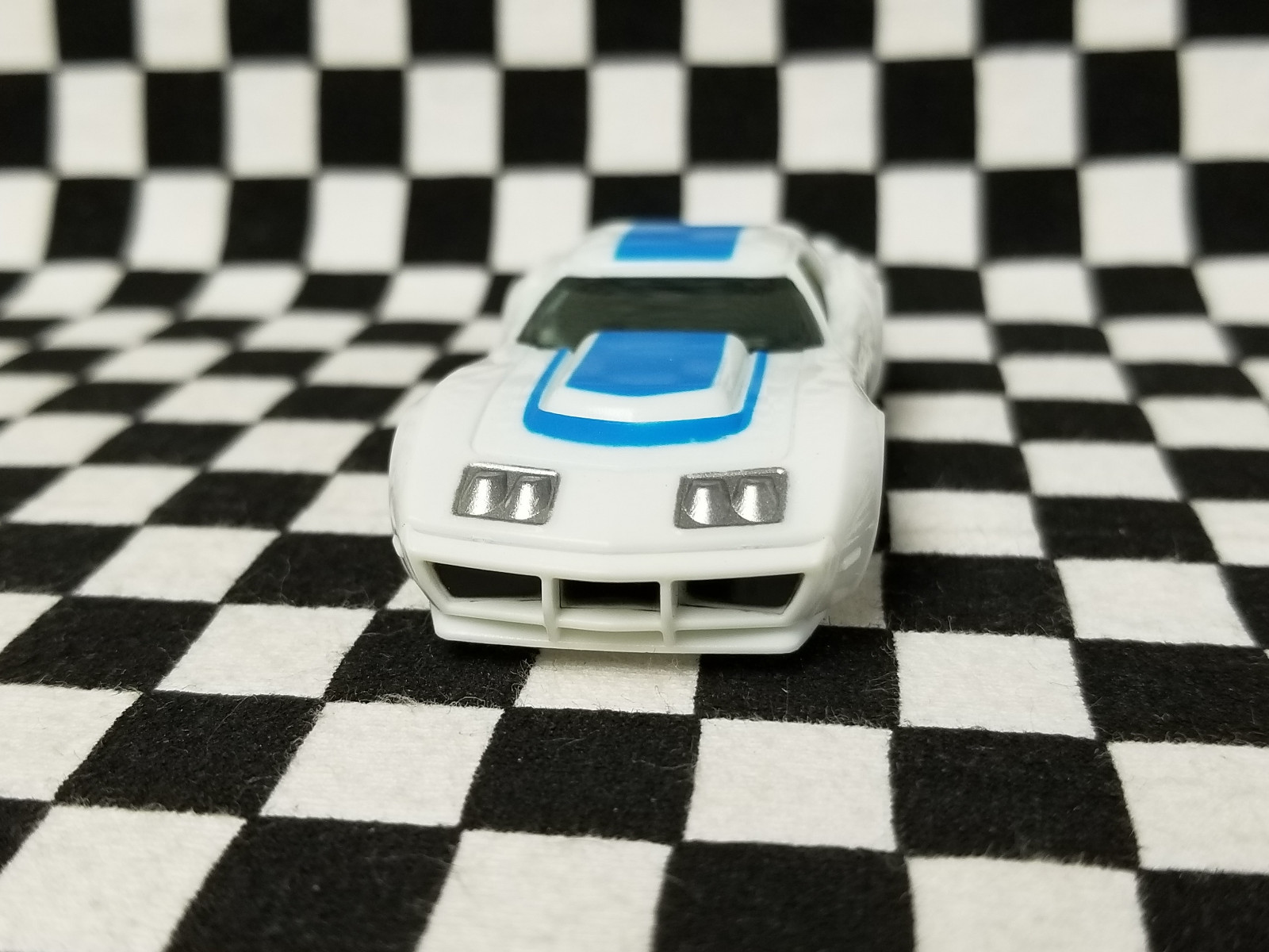 White and Blue AF Xtras A/P A Production Corvette - AFX, TOMY, Auto World