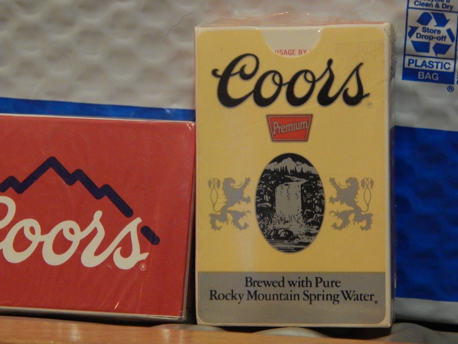 Coors Brewing Co. [Golden, CO] Beer Playing Cards (3 Decks) New Sealed Ltd Brew
