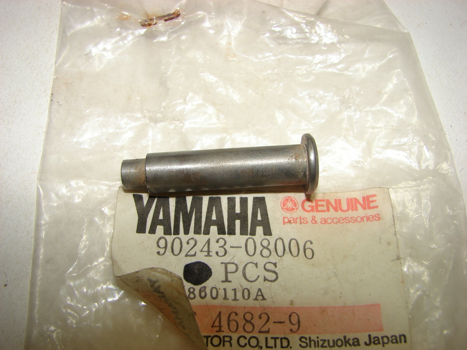 NOS YAMAHA FOOTREST CLEVIS PIN AT1 AT2 AT3 SR500 TX500 DT100