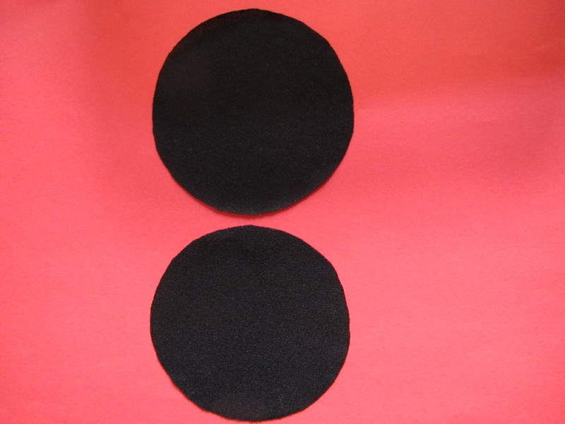 Sennheiser Hd222 / 2 Akustikstoff - Einlagen / Farbe Schwarz