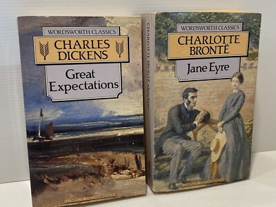 Wordsworth Classics Great Expectations/Jane Eyre Vintage Paperback Books