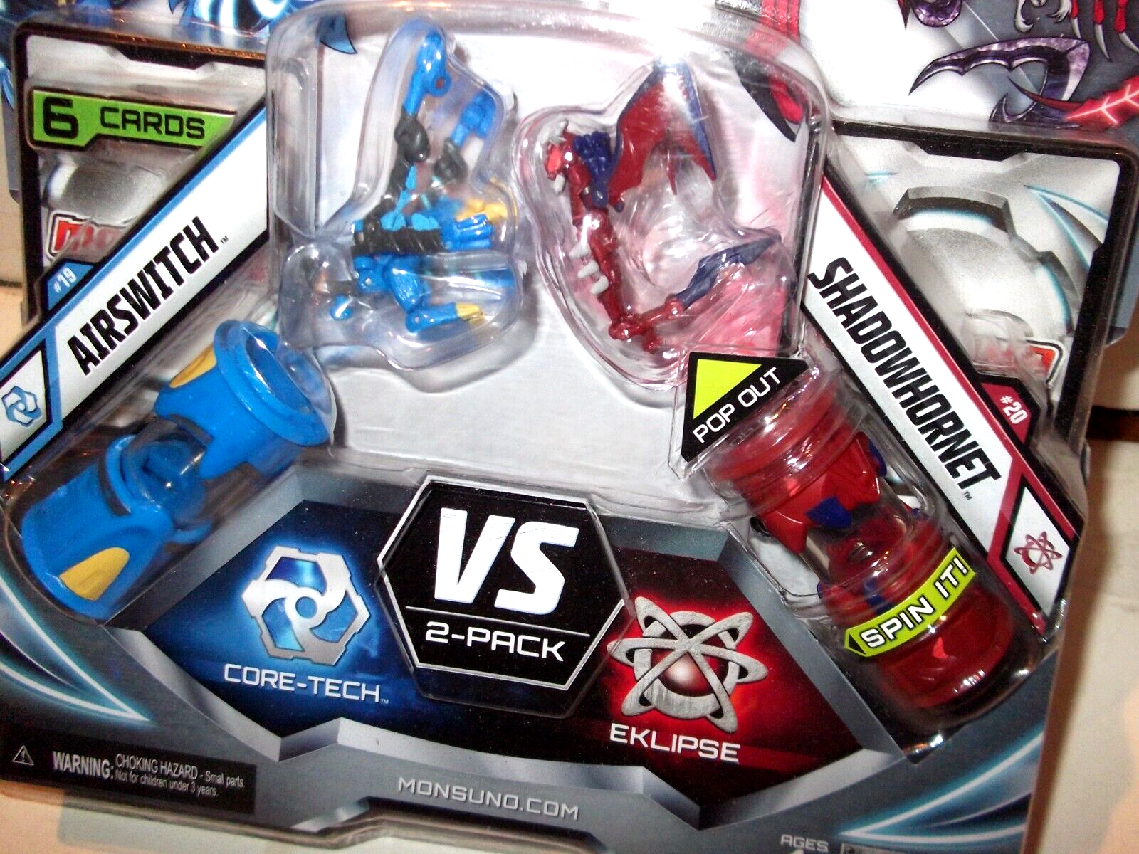 AIRSWITCH SHADOWHORNET Monsuno figure FACTORY SEALED NEW