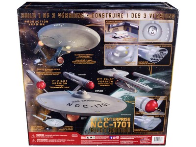 Skill 2 Model Kit U.S.S. Enterprise NCC-1701 Pilot Edition Star Trek 3-in-1 1/35