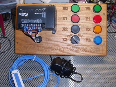Automation Direct PLC Trainer, D0-05DD-D, with cable and software, All you need