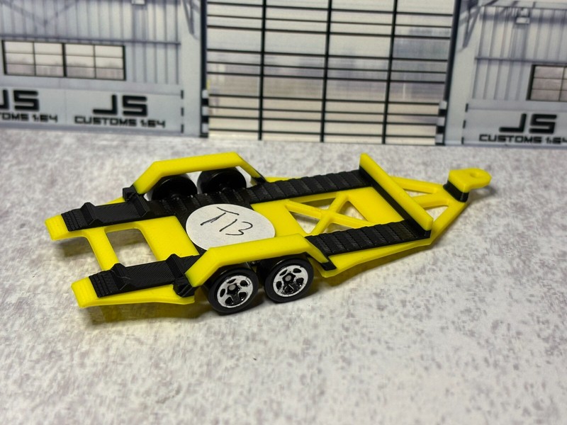 Tandem Car Trailers Custom Builds - Hot Wheels / Matchbox