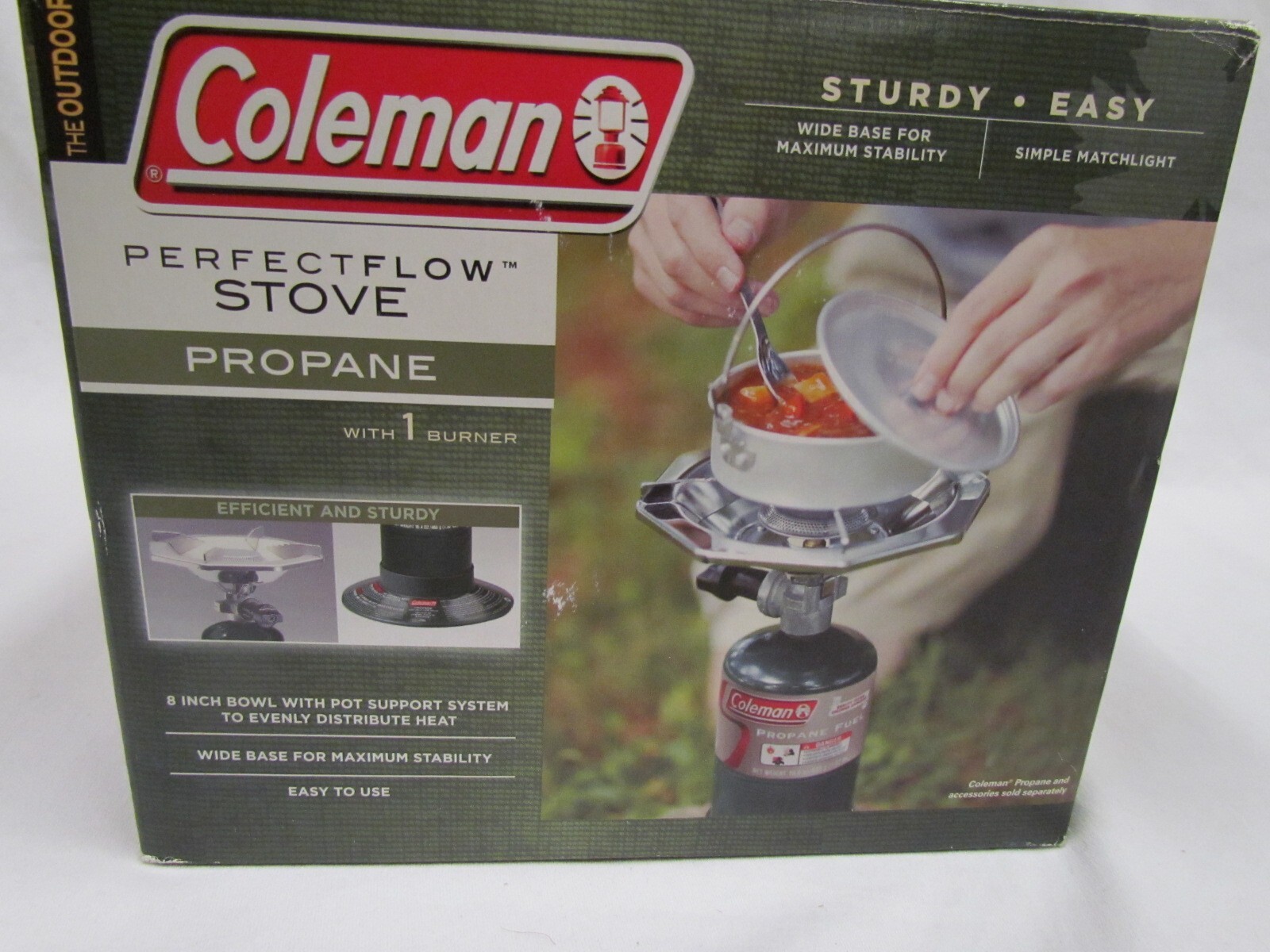 Coleman Perfect Flow Stove 1-Burner (Propane) New in Box