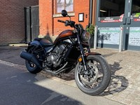 2022 Honda CMX 1100 Rebel cruiser motorcycle in Brown 
