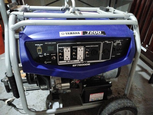 Yamaha EF7200DE - 7200 Watt Electric Start Professional Portable Generator kit