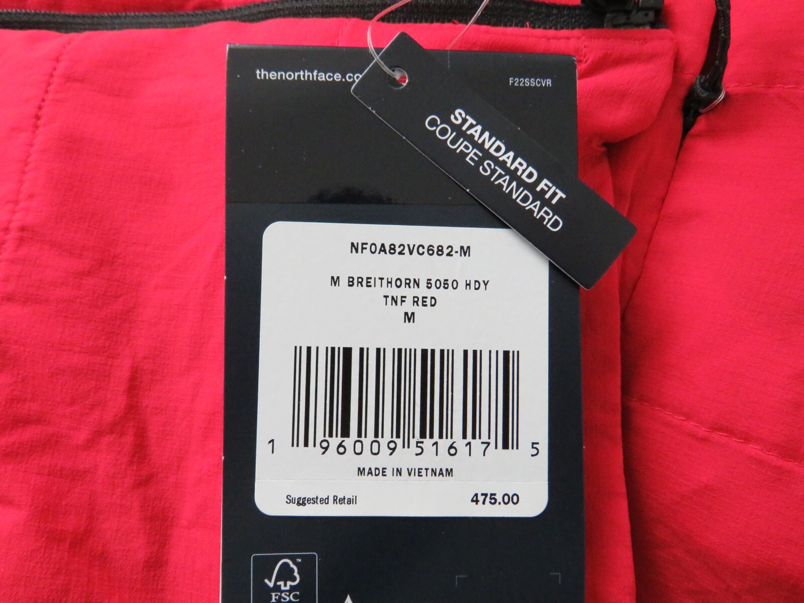 Pre-owned The North Face Mens  Summit Breithorn 50/50 Down Hoodie Insulated Jacket - Red In Tnf Red
