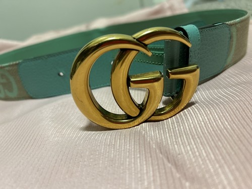 Minty Green Gucci Belt Size 90 Women | eBay