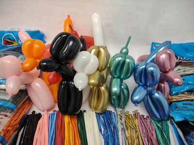 CHOOSE QTY AND COLOR: Qualatex 260Q twisting animal balloons