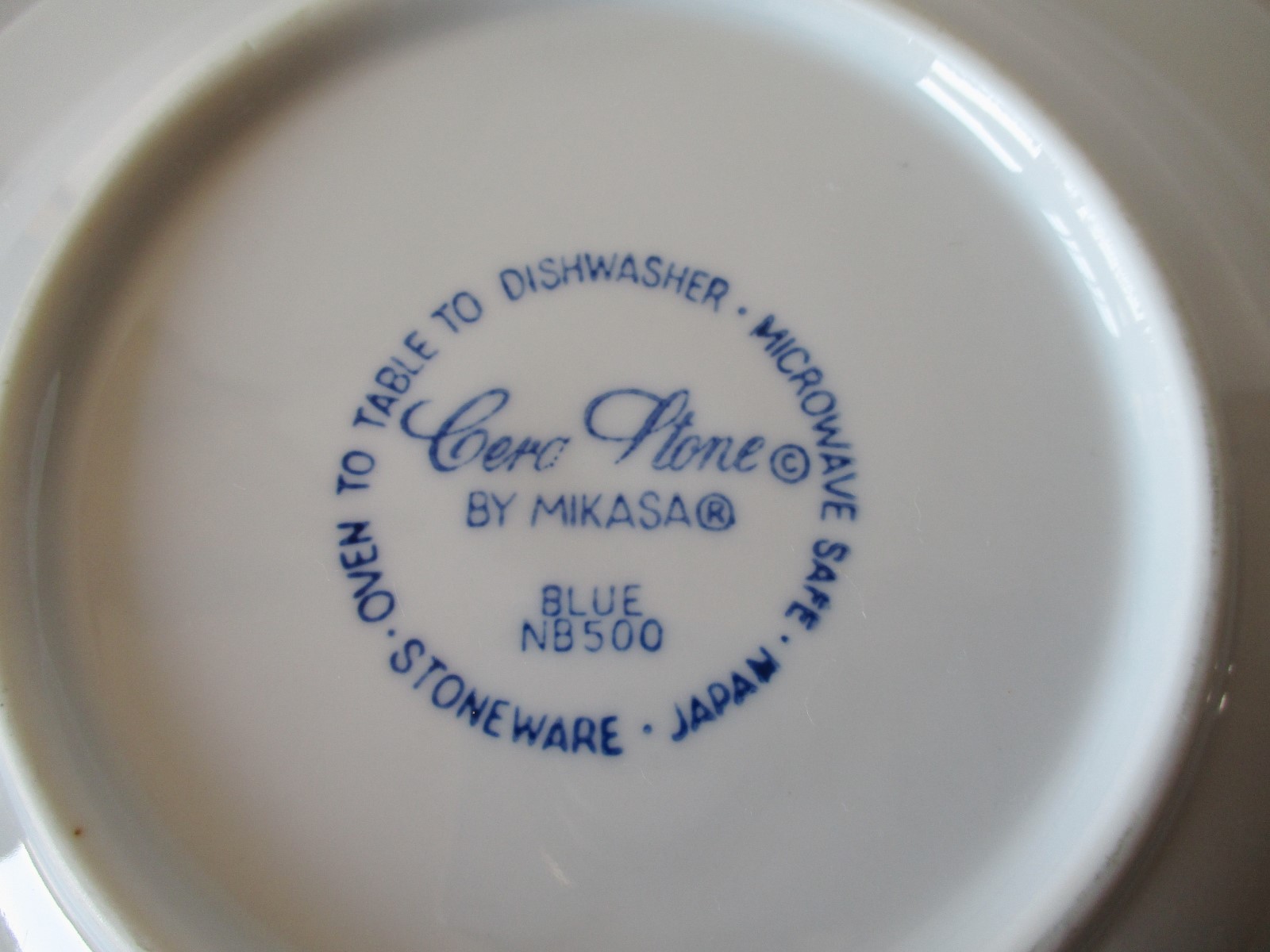 Mikasa Cera Stone Blue NB500 Round Vegetable Bowl 10