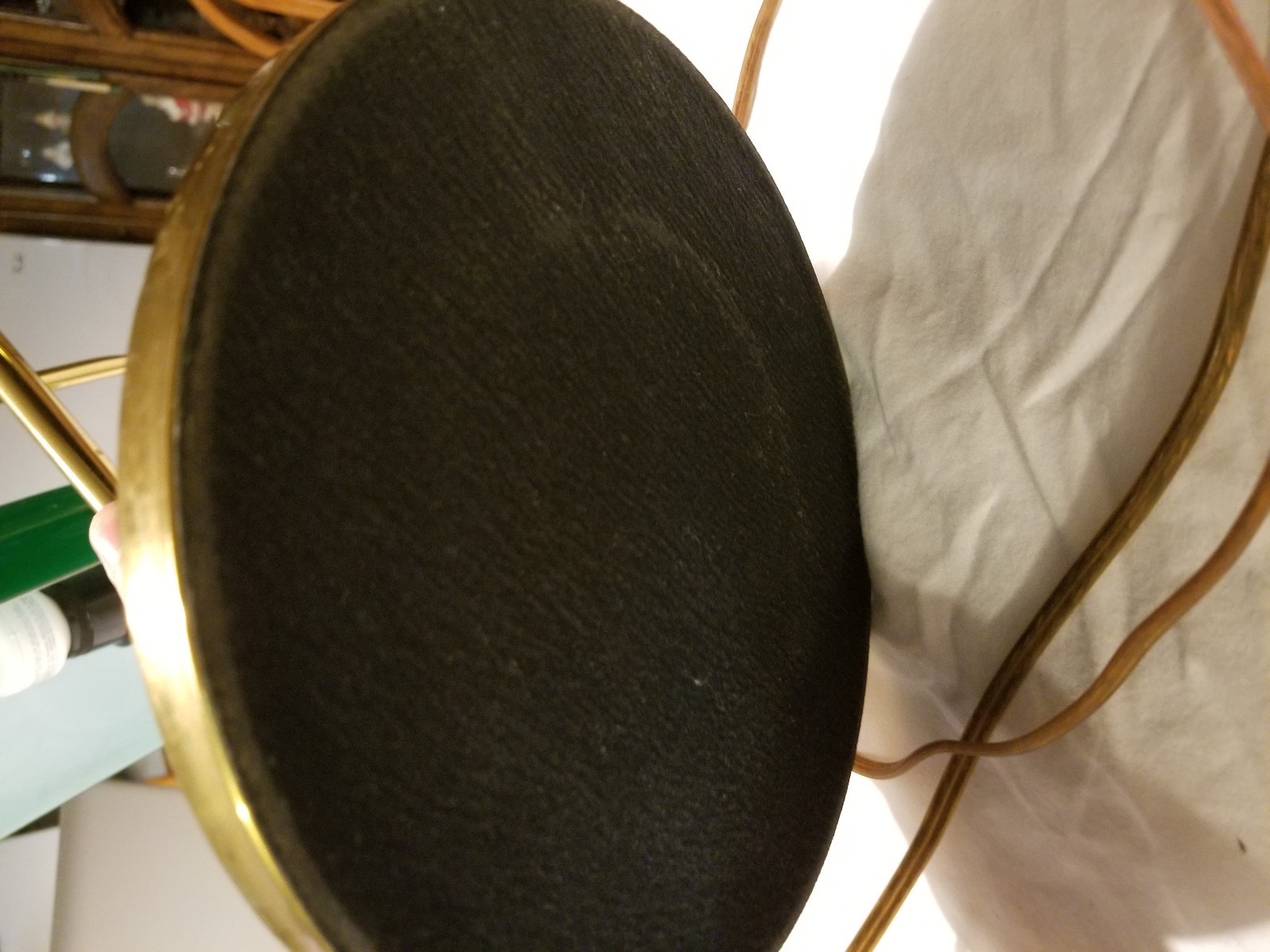 Traditional Style Bankers Desk Lamp Home Desk With Blown Green Glass Shade