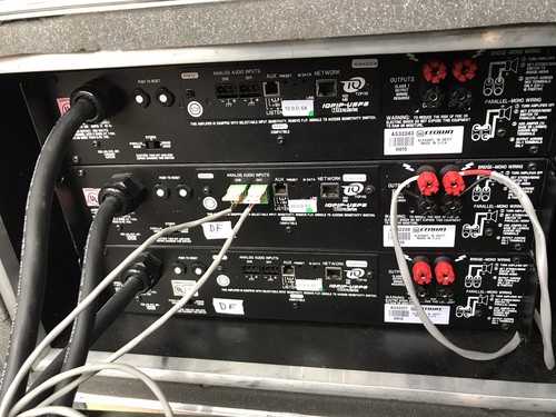 Crown Macro Tech 2402 3 Amplifier Rack System w/ PIP 2 USP3 Cards & Road Case