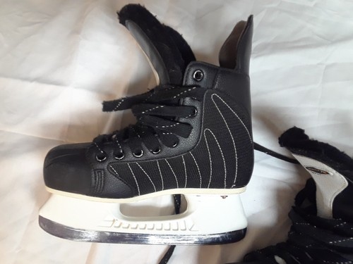 NIKE IGNITE 6 TUUK Custom Carbon Steel Blade Ice Hockey Skates Youth size US 3B