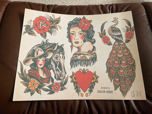 Sailor Jerry’s Tattoo Stencils l & ll Sailor Jerry's Tattoo Stencils II — Joe the Tattoo Guy