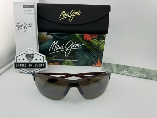 Pre-owned Maui Jim Hot Sands Mj 426-26 Rootbeer W/ Hcl Bronze Polarized Sunglasses