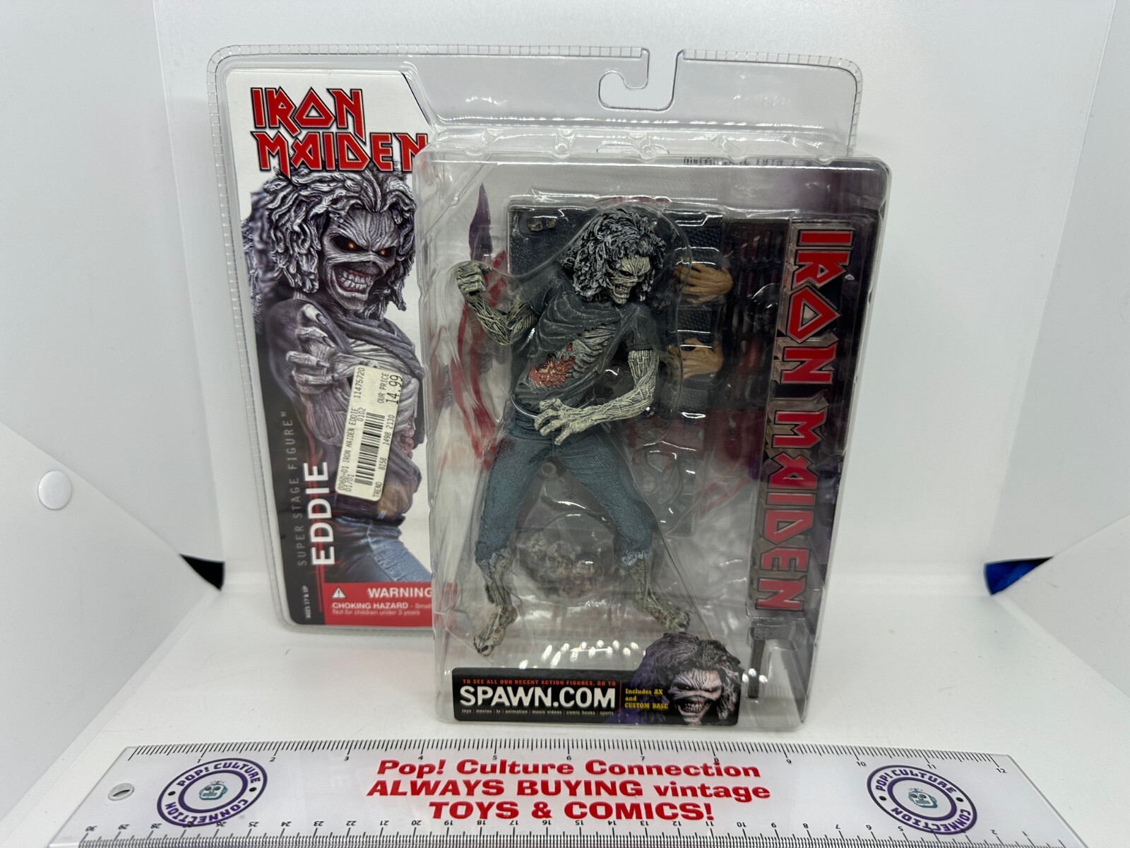 エディ1.1 DYNASTY EDDIE 1.1 RAINBOW BLACK Vintage McFarlane Iron Maiden Super Stage Figure Eddie NEW