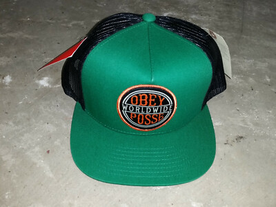 OBEY WORLDWIDE POSSE Trucker Hat Snapback Sturgis Biker Mesh Sample OSFA 