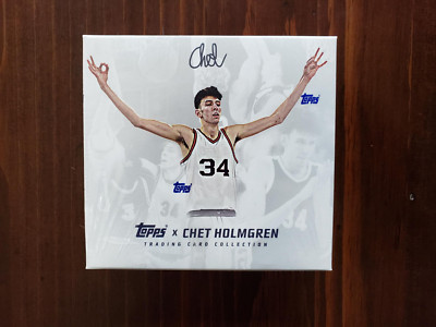 2022-23 Topps x Chet Holmgren Curated Card Set   Factory Sealed