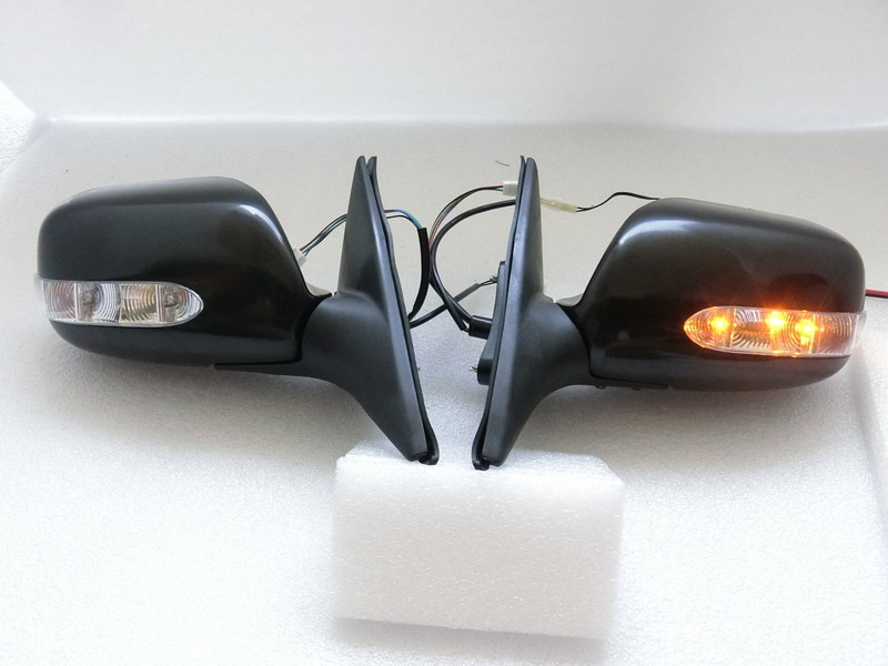 LED Auto Power Fold Mirrors For 2002 03 04 05 2006 Toyota Camry L&R