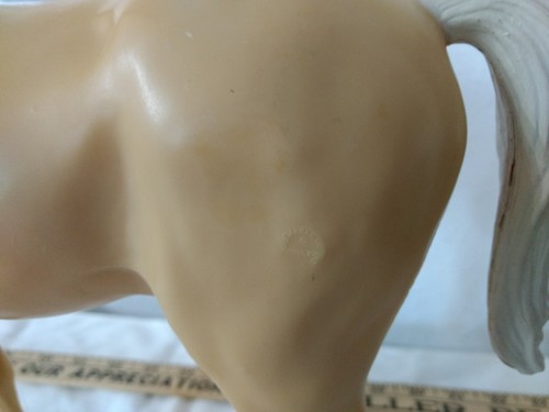 VINTAGE 1965 MARX JOHNNY WEST HORSE PALIMINO Best of WEST w Bridle