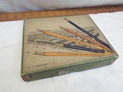 Vintage Dixon High School Pencil Box Untipped 981 Graphics