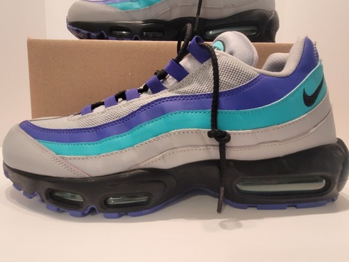 Nike Air Max 95 Wolf Grey Grape Aqua Indigo Burst Hyper Jade