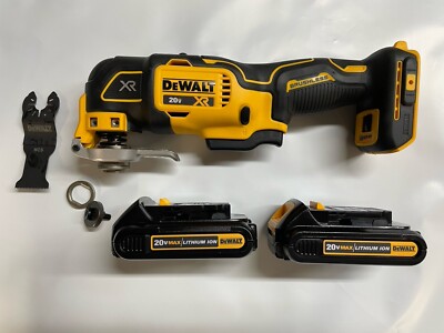 Dewalt DCS356B 20 volt 3 Speed Oscillating Multi Tool w/ 2 Batteries DCB201 New