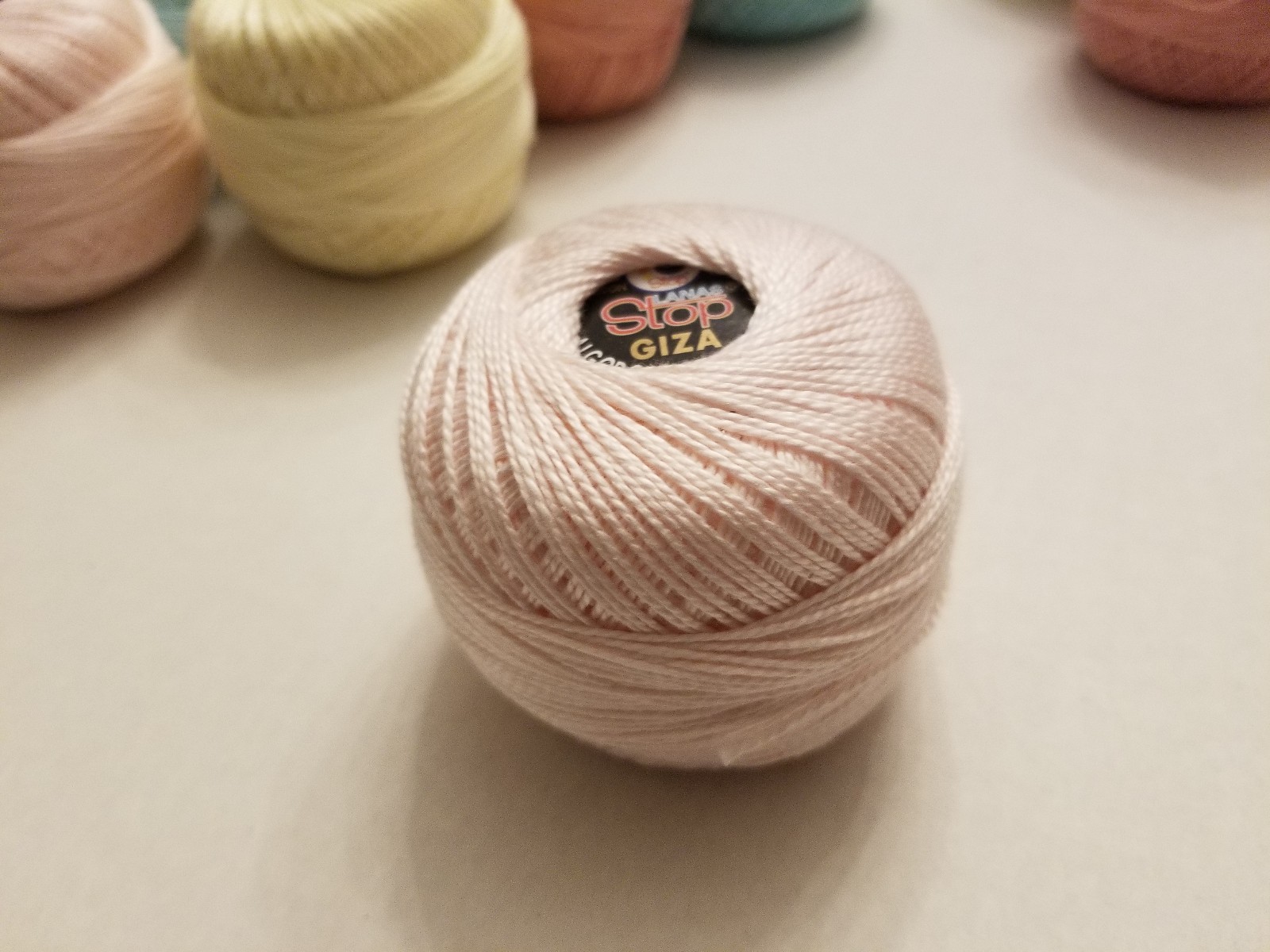 Lana Stop Giza No 5 yarn 100% Egyptian Cotton Mercerized Perle Lot of 10