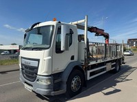 DAF LF 250 crane euro 6 brick lorry dropside 