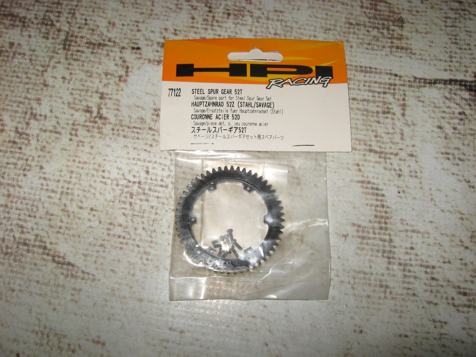 RC HPI Savage 52 Tooth Spur Gear Steel Black (1) 77122 | eBay