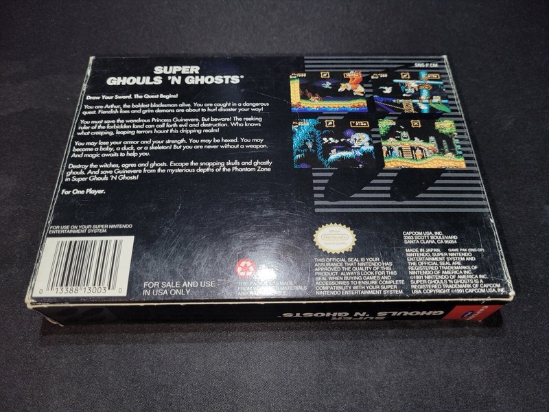 Super Ghouls'n Ghosts【未使用近い・完品・SNES北米版】 Amazon.com: Super Ghouls n Ghosts : Video Games