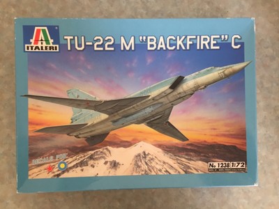 1/72 Italeri 1238 Tupolev Tu-22MTu-26 “Backfire-C” model airplane kit