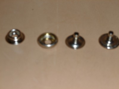 100 Pack~Nickle Silver  Line 24 Snaps~