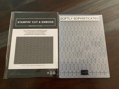 Stampin Up Softly Sophisticated 3D Embossing Folder EUC!