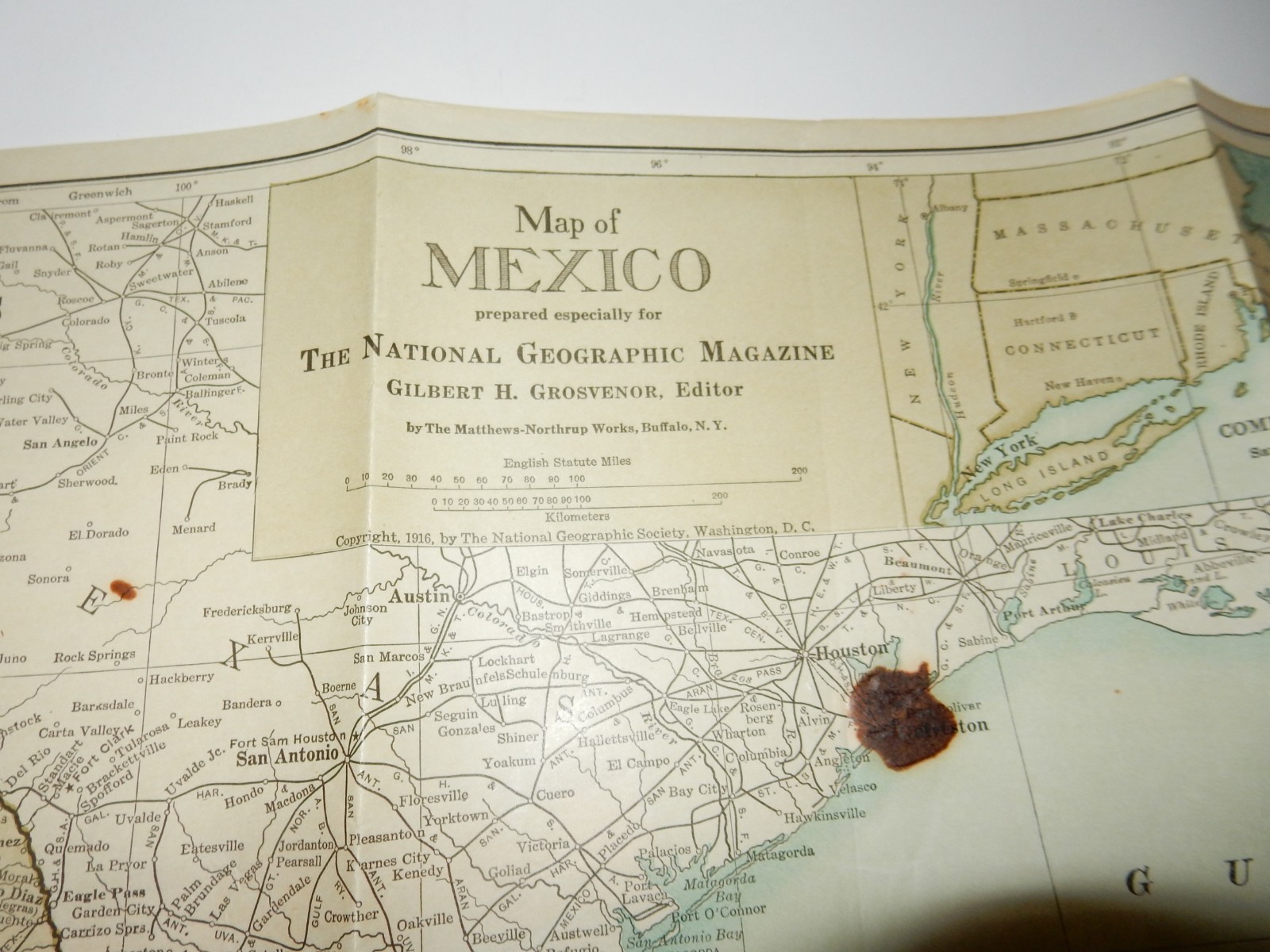 national geographic july 1916 map of mexico