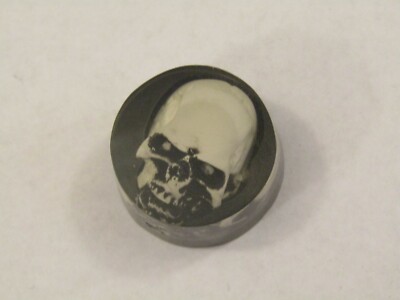 SKULL SPEED KNOB FOR GUITAR or BASS with ALAN SET SCREW ADJUSTMENT - PLASTIC