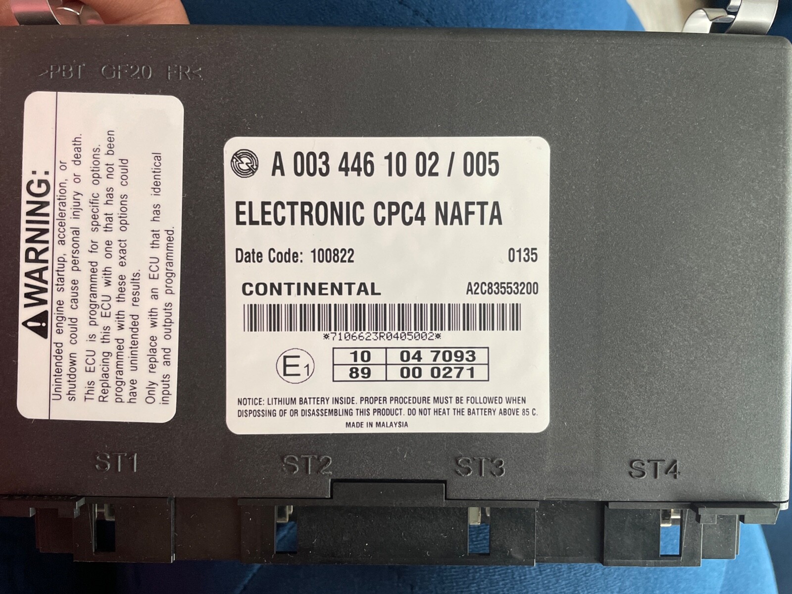 その他 ExcelCreator 2012 Freightliner Cascadia CPC4 Nafta - A 003 446 10 02 / 005