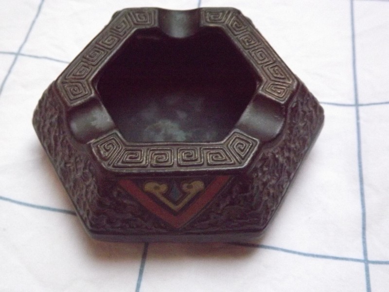 Taisho Porcelaine Ceramique Cendrier