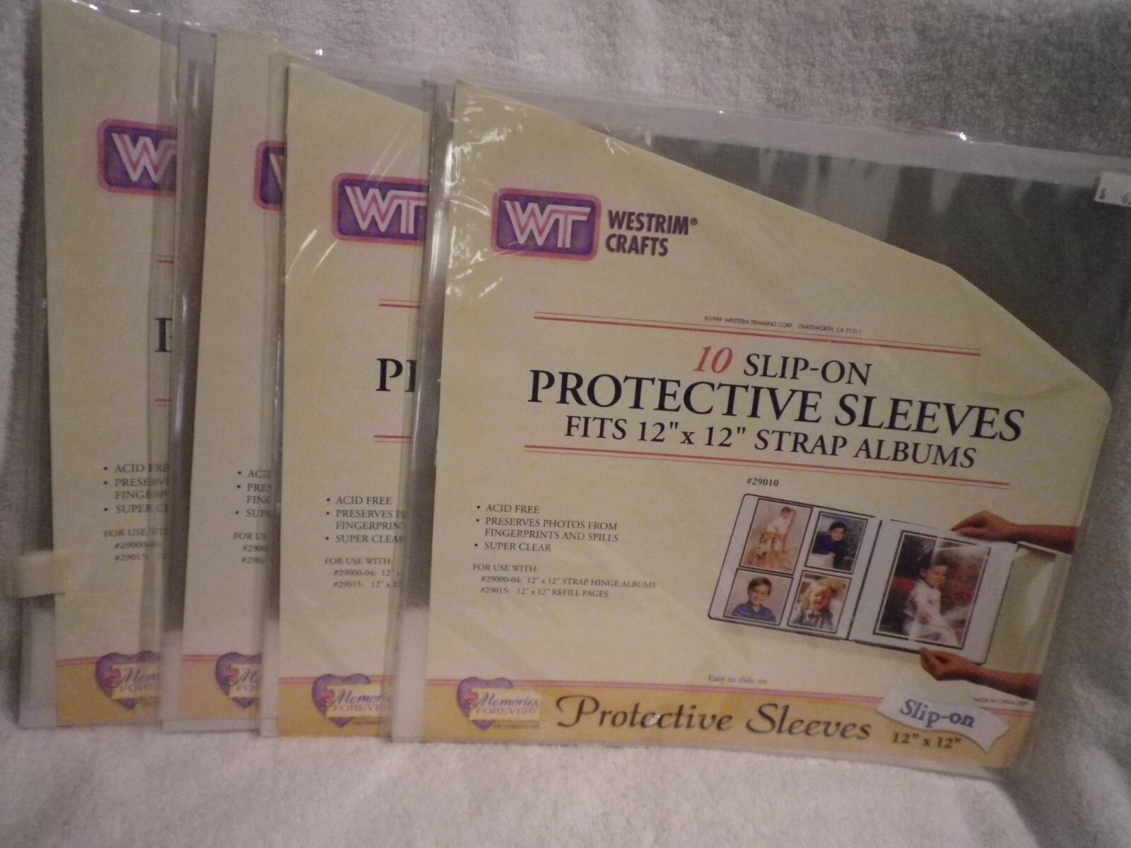 #29010 Scrapbooking Slip On Protective Sleeves 1999